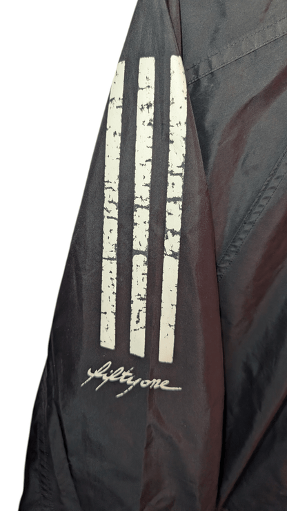 Vintage Adidas Rain Jacket "FiftyOne" 90s Black - REWEAR CLUB