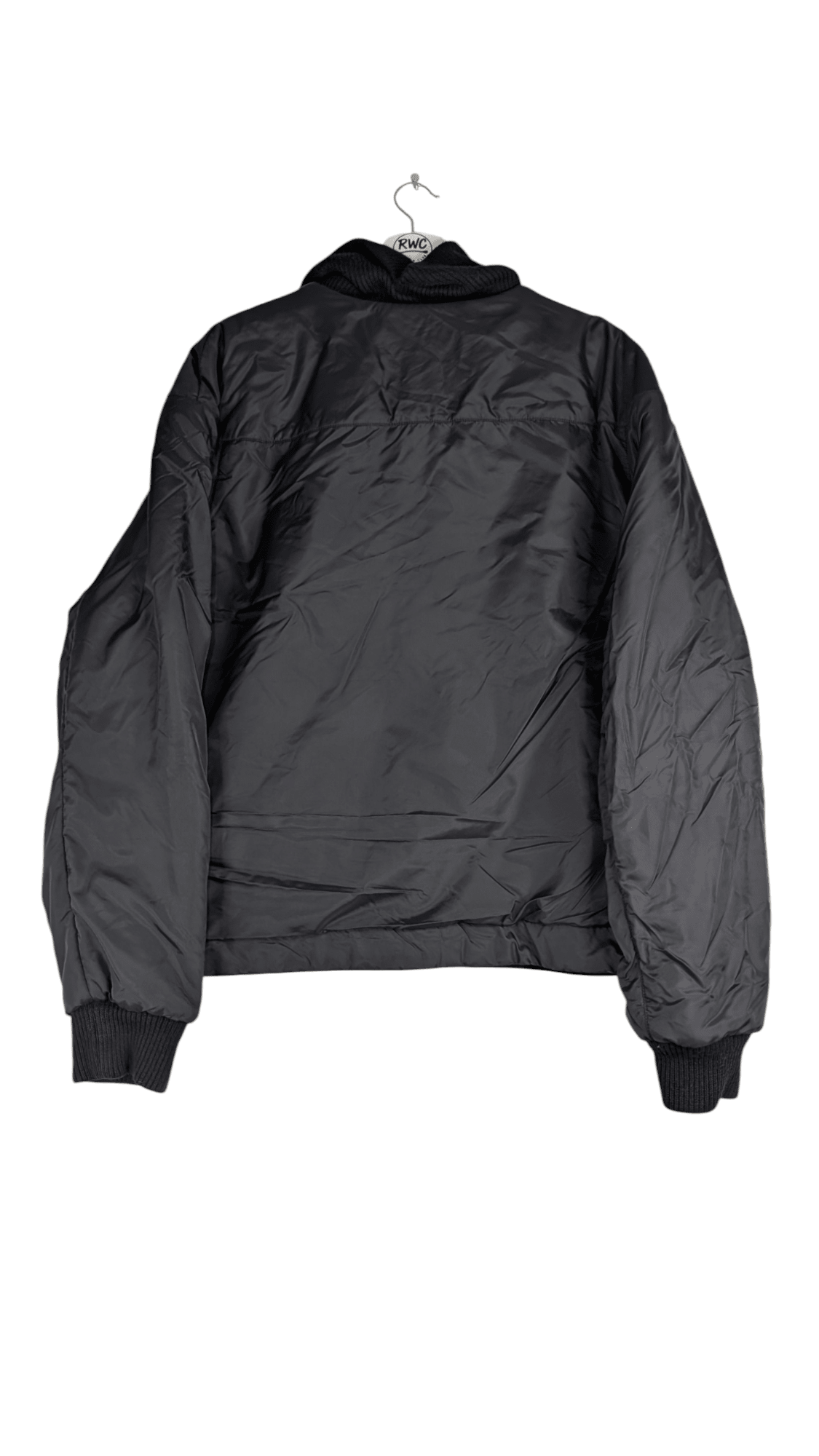Vintage Men's Lacoste Reversible Bomber Jacket Black Size (L/XL) 58/8 - REWEAR CLUB